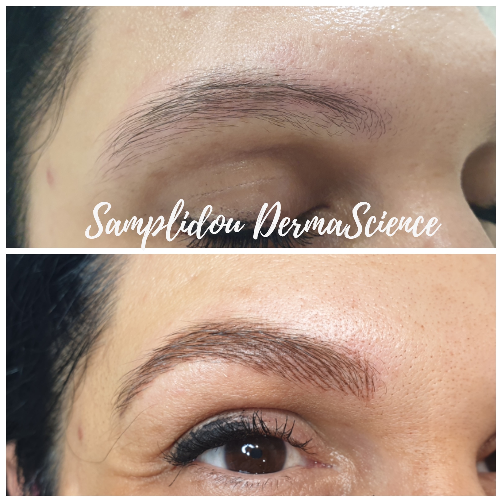Eyebrows hair stroke